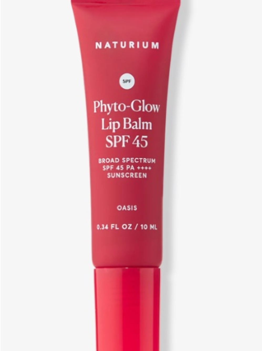 Oasis Phyto-Glow Lip Balm in Vibrant Red-Pink
